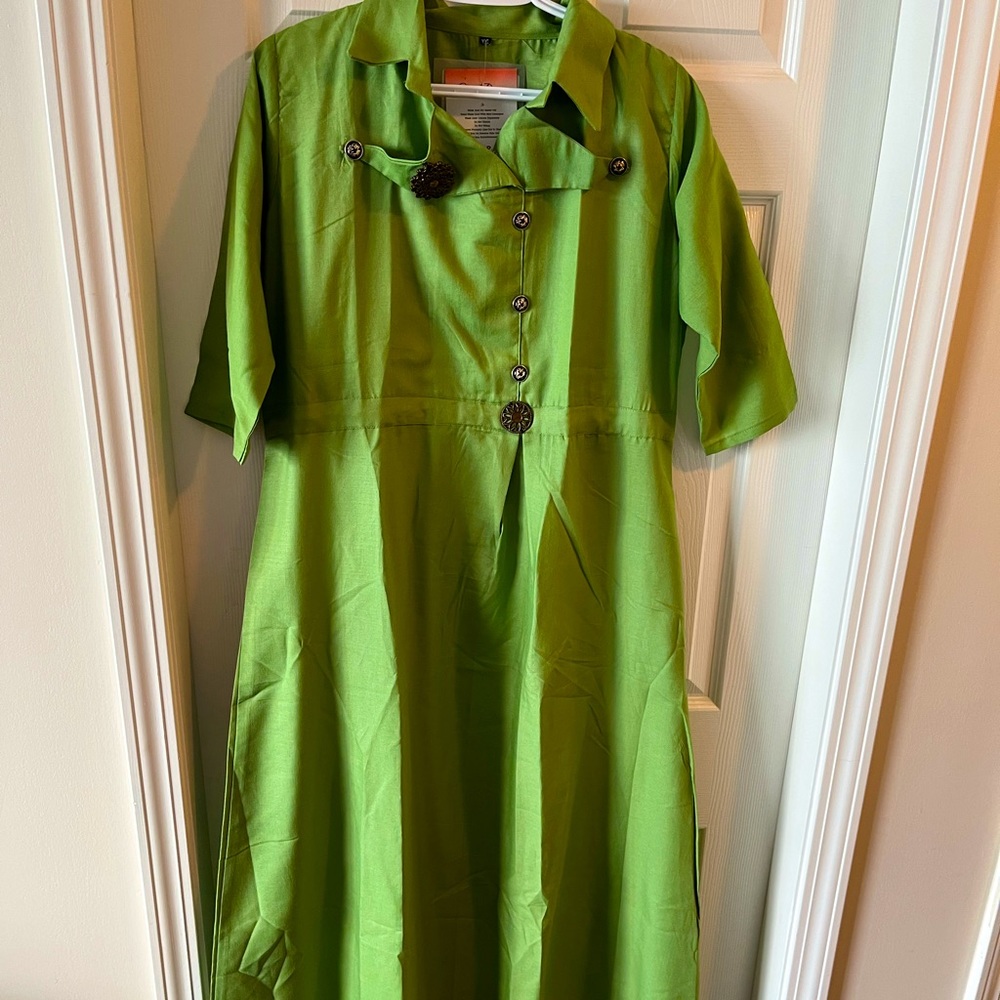Green dress size large